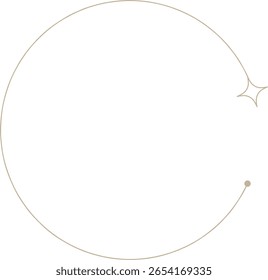 Elemento de design de brilho minimalista monocromático