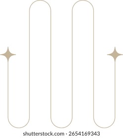 Monoline Minimalistisches Funkeldesign