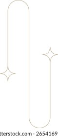 Elemento de design de brilho minimalista monocromático