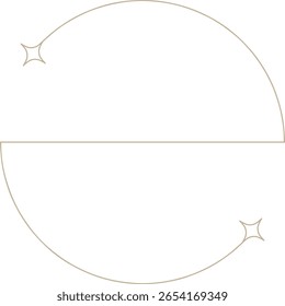Elemento de design de brilho minimalista monocromático