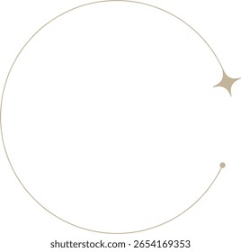 Elemento de design de brilho minimalista monocromático