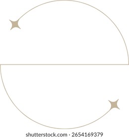 Elemento de design de brilho minimalista monocromático