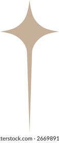 Elemento de diseño minimalista de brillo monolítico