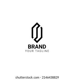 monoline o monograma crystal logo es adecuado para representar un negocio o empresa en los campos de la tecnología, joyería, agencias, consultores, construcción, hoteles, moda, viajes, cosméticos