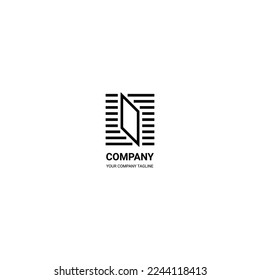 monoline monogram logo, symbol or icon representing a company or field in the hotel, service, construction, agency, consulting, manufacturing, jewelry, technology, entertainment, fashion, health.
