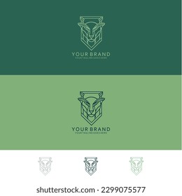 Monoline Tiger mit einfachen Schildzierleinen kombinieren Naturvisualisierung und Eleganten Minimalismus