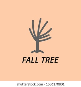 Monoline Tree Logo Template For Company Who Focused On Nature