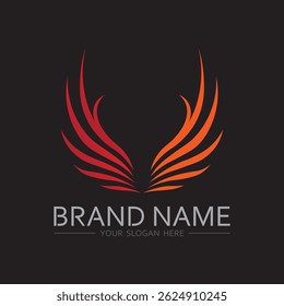 Monoline Wing Logo Design for Tech Companies

