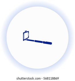 Monopod  icon. Vector design.