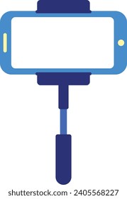 Ilustración Del Vector De Monopodo Y Teléfono