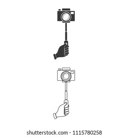 Monopod vector  icon.