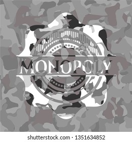 Monopoly grey camo emblem