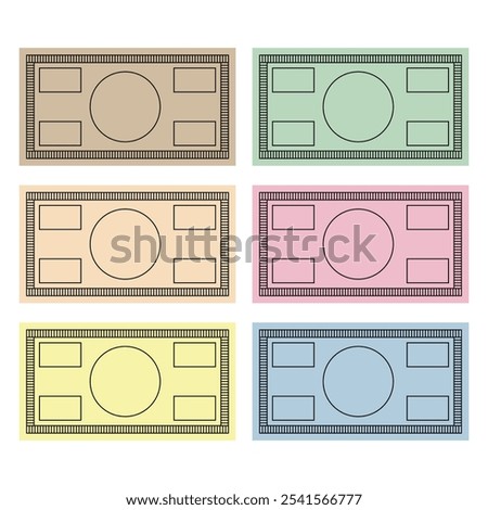 Monopoly Money Templates for Game and Educational Use