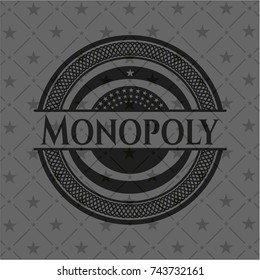 Monopoly realistic dark emblem