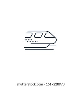 Monorail creative icon. From Transport icons collection. Isolated Monorail sign on white background