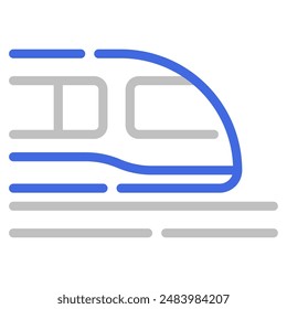 Monorail icon for web, app, infographic, etc
