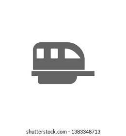 Monorail, train, transport icon. Element of simple transport icon. Premium quality graphic design icon. Signs and symbols collection icon for websites