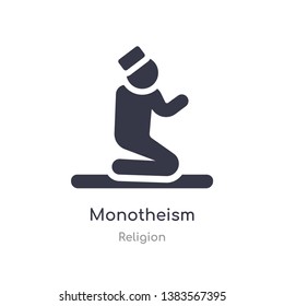 monotheism icon. isolated monotheism icon vector illustration from religion collection. editable sing symbol can be use for web site and mobile app