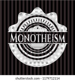 Monotheism silvery badge