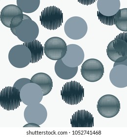 Monoton gray  polka dot. Striped texture. 