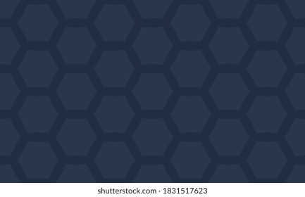 Monotone grey honeycomb pattern seamless background abstract motif. Hexagonal grid minimalist modern ornament. Small shapes allover print block for apparel textile, fabric, shop window, wrapping cloth