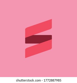 Monotype logos, a combination of 3D folds with letters of the alphabet, can be used for logos or initial names, and can be used as symbols.