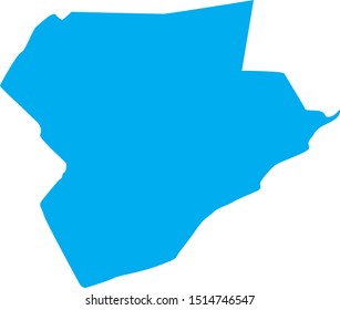 monroe County map in Pennsylvania state