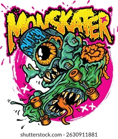 Monskater. 
This design is themed around the world of skateboarding.