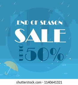 monsoon sale backgrounds vector