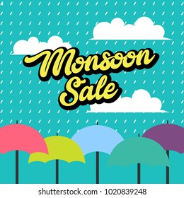 Monsoon sale illustration