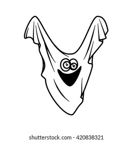 Monster alphabet coloring pages: letter V