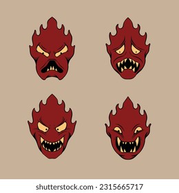 monster art vector illustration suitable for branding needs and so on