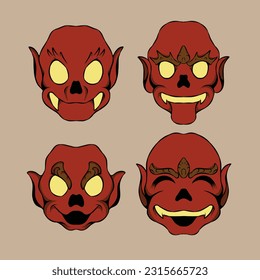 monster art vector illustration suitable for branding needs and so on