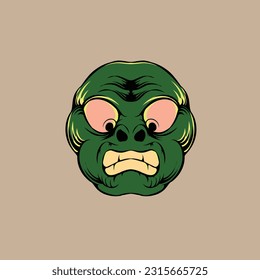 monster art vector illustration suitable for branding needs and so on