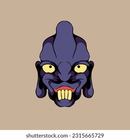 monster art vector illustration suitable for branding needs and so on