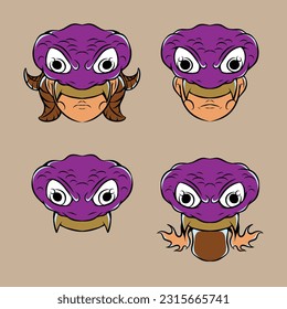 monster art vector illustration suitable for branding needs and so on