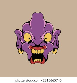 monster art vector illustration suitable for branding needs and so on