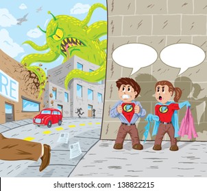Monster attack