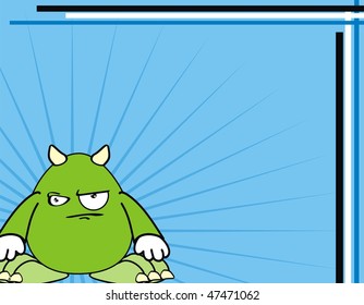 monster background in vector format