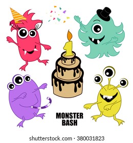 Monster birthday invitation