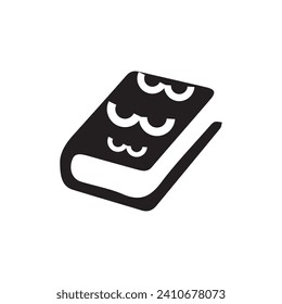 monster book logo icon design.