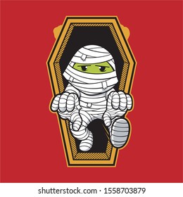 monster cartoon character design corpse tee graphic