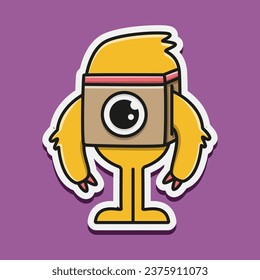 monster cartoon character design illustration