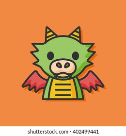 monster cartoon character icon