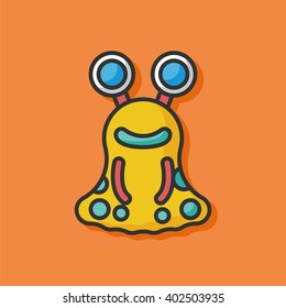 monster cartoon character icon