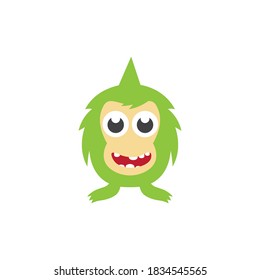 Monster cartoon devil character illustration vector design