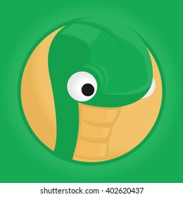 Monster Cartoon Snake