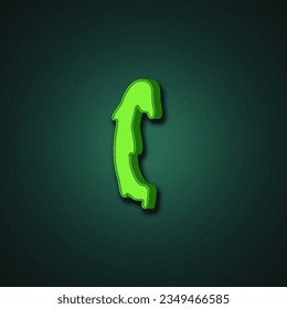monster cartoon style font effect. Custom alphabet for game title or movie poster.