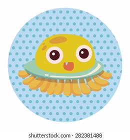 monster cartoon theme elements vecotr,eps