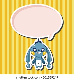 monster cartoon theme elements vecotr,eps
